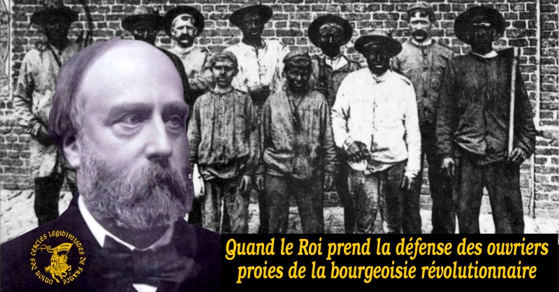 Lettre sur les ouvriers par Henri V comte de Chambord (20 Avril 1865)  Aux origines du catholicisme social