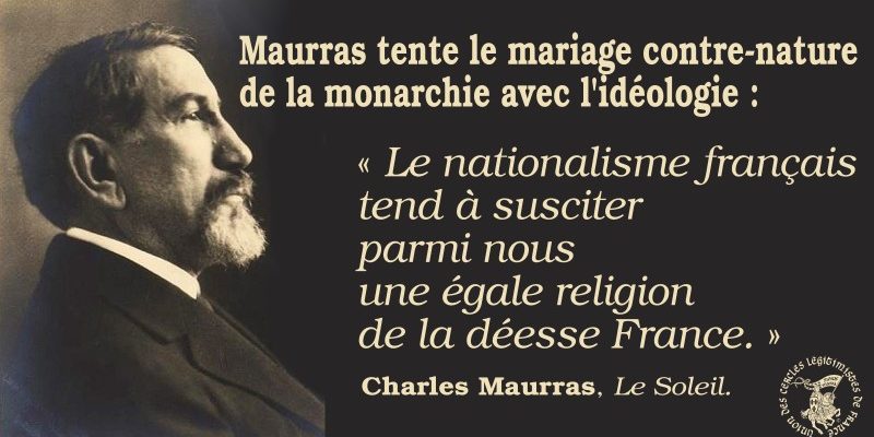 Maurras quintescence de la philosophie bourgeoise Française. MaurrasNationalisme-800x400