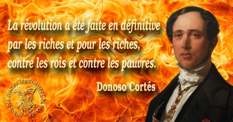 Donoso Cortés fustige la révolution bourgeoise contre le peuple et le roi