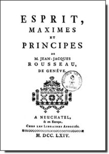 Livre de Jean-Jacques Rousseau, Maximes et principes, Chapitre De l’Évangile.