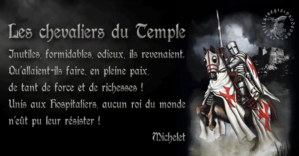Les chevaliers du Temple, par le Duc de Lévis Mirepoix de l’Académie Française