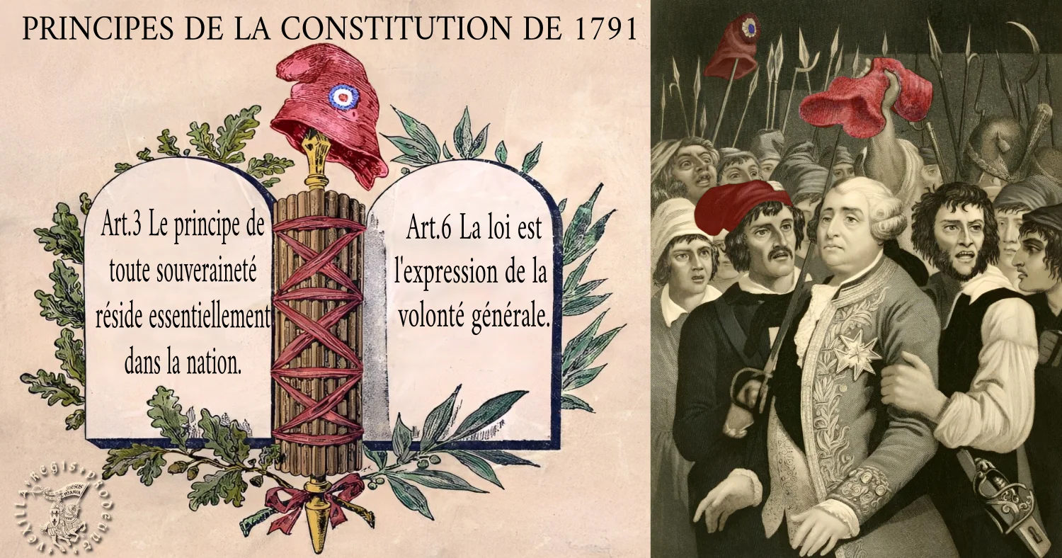 Lecture critique la Constitution de 1791, pour expliquer le passage des Droits de l’Homme de 1789 à la Terreur de 1793