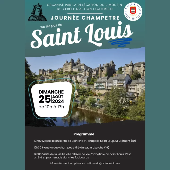 Fête légitimiste de Saint-Louis, CAL du Limousin 2024