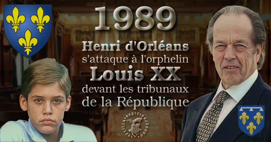 Quand Henri d’Orléans attaque le jeune orphelin Louis de Bourbon devant les tribunaux