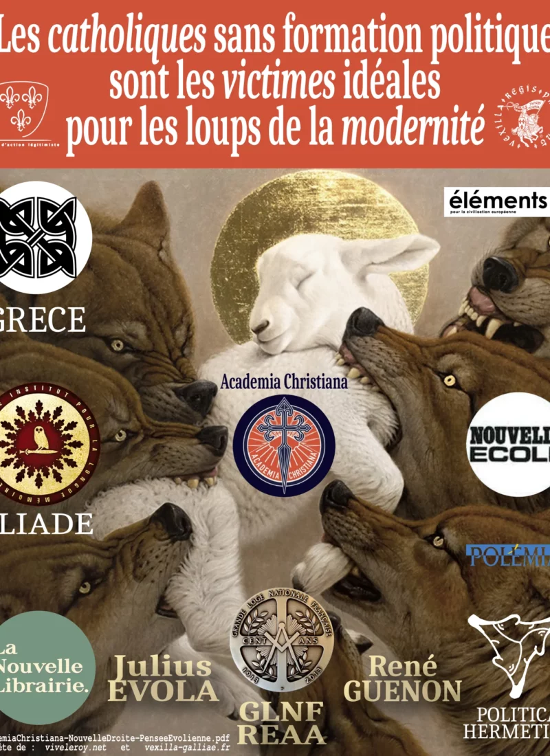 Entrisme de la Nouvelle Droite païenne dans les milieux catholiques. Exemple d'Academia Christiana.