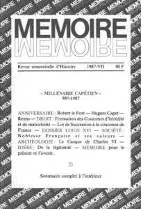 Revue Mémoires