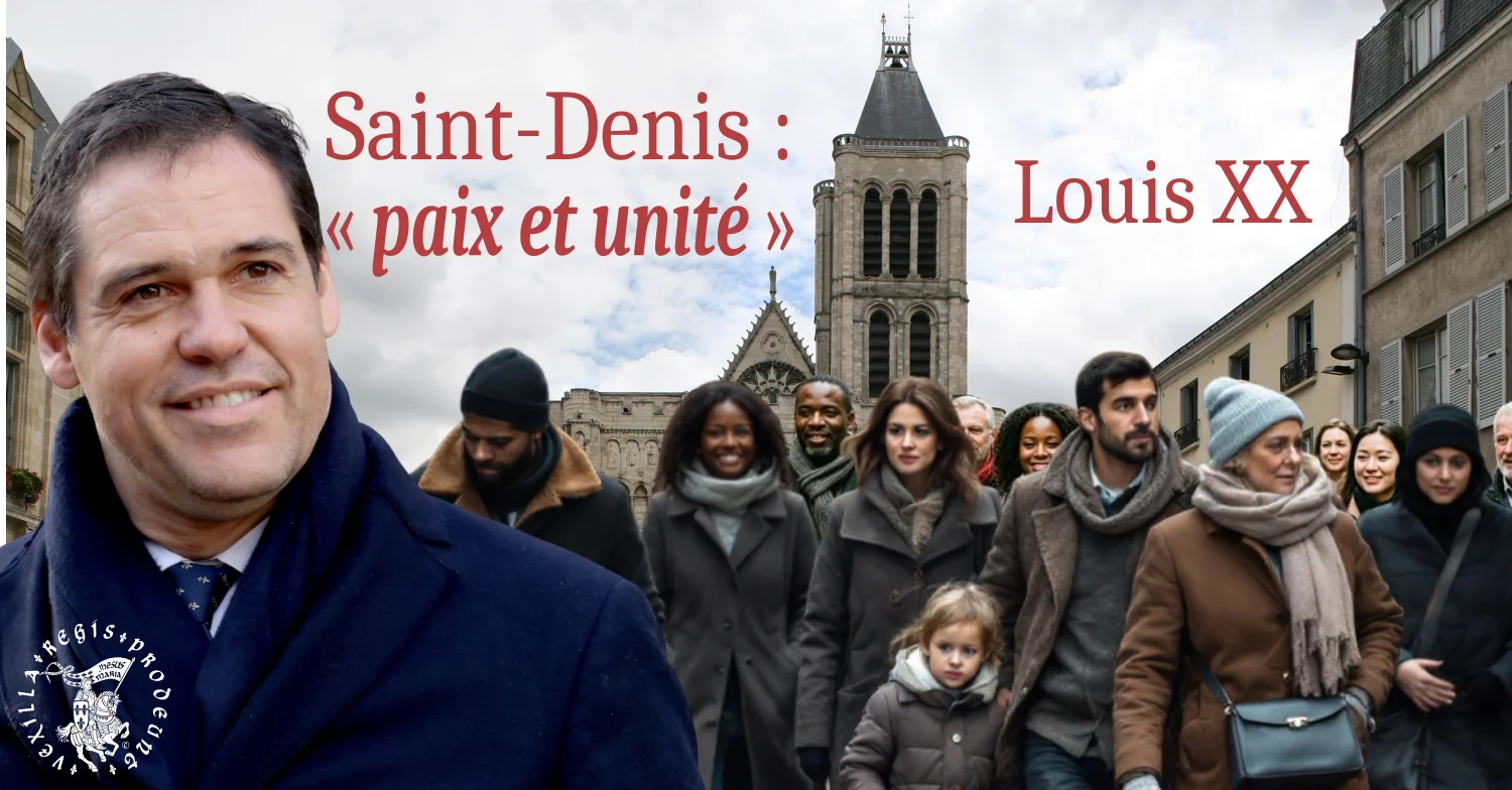 Louis, Duc d’Anjou : « Saint-Denis n’est pas le symbole de la nouvelle France ! »